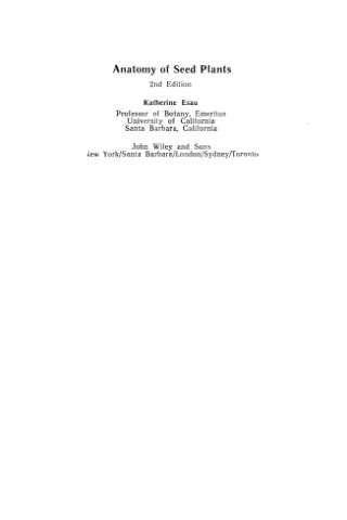 Анатомия семенных растений. Книга 2
